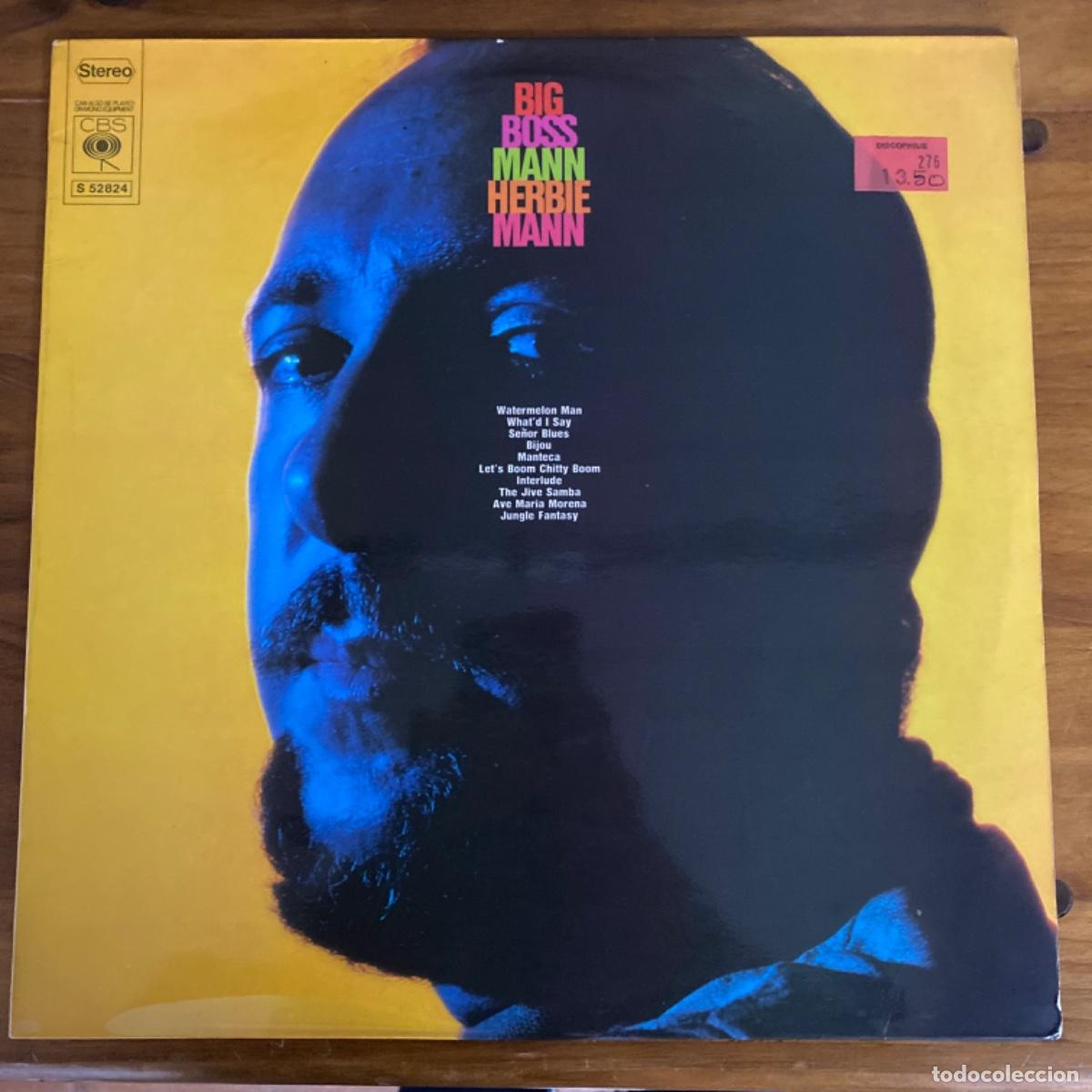 Discos de vinilo: HERBIE MANN BIG BOSS MANN - Foto 1