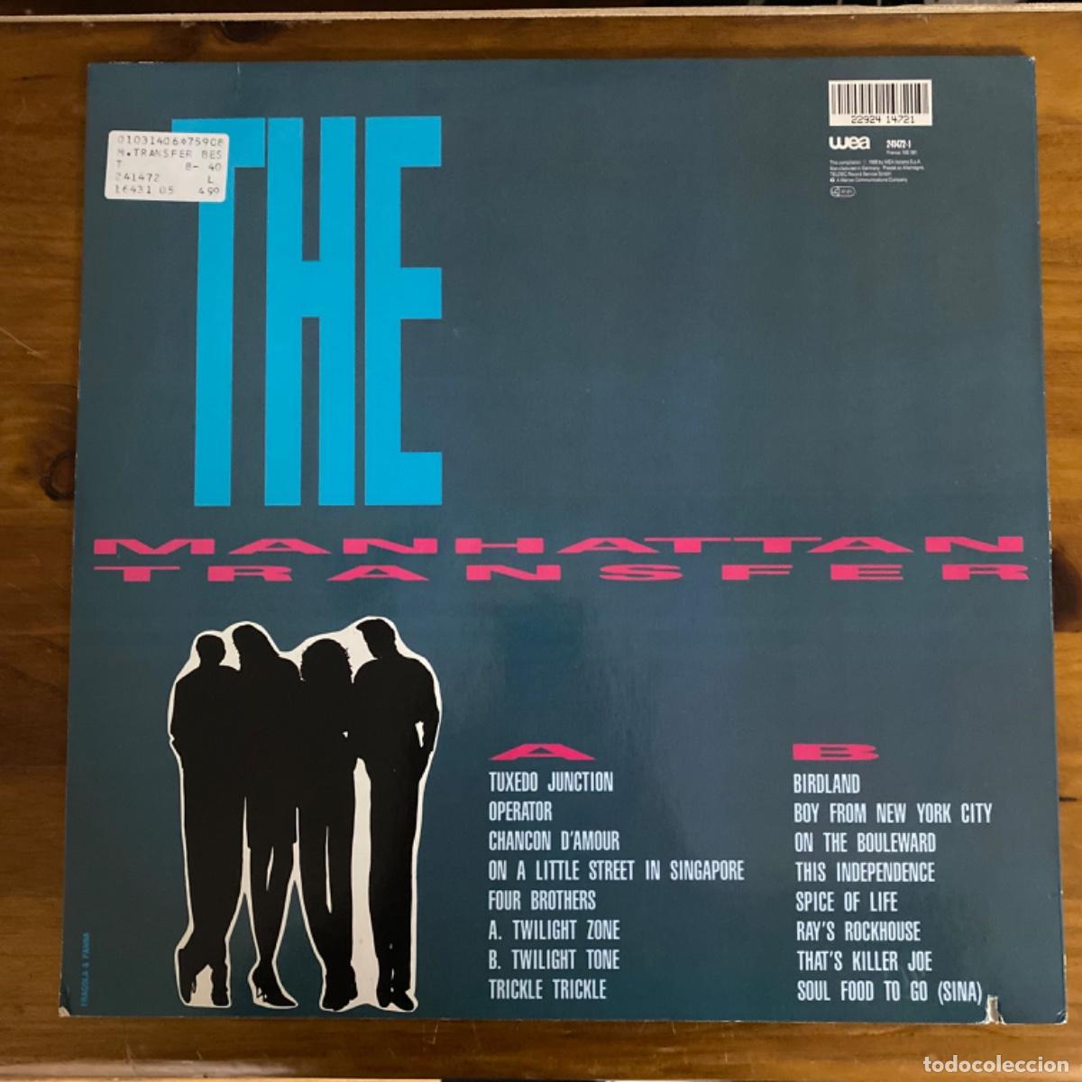Discos de vinilo: THE MANHATTAN TRANSFER BEST OF - Foto 2