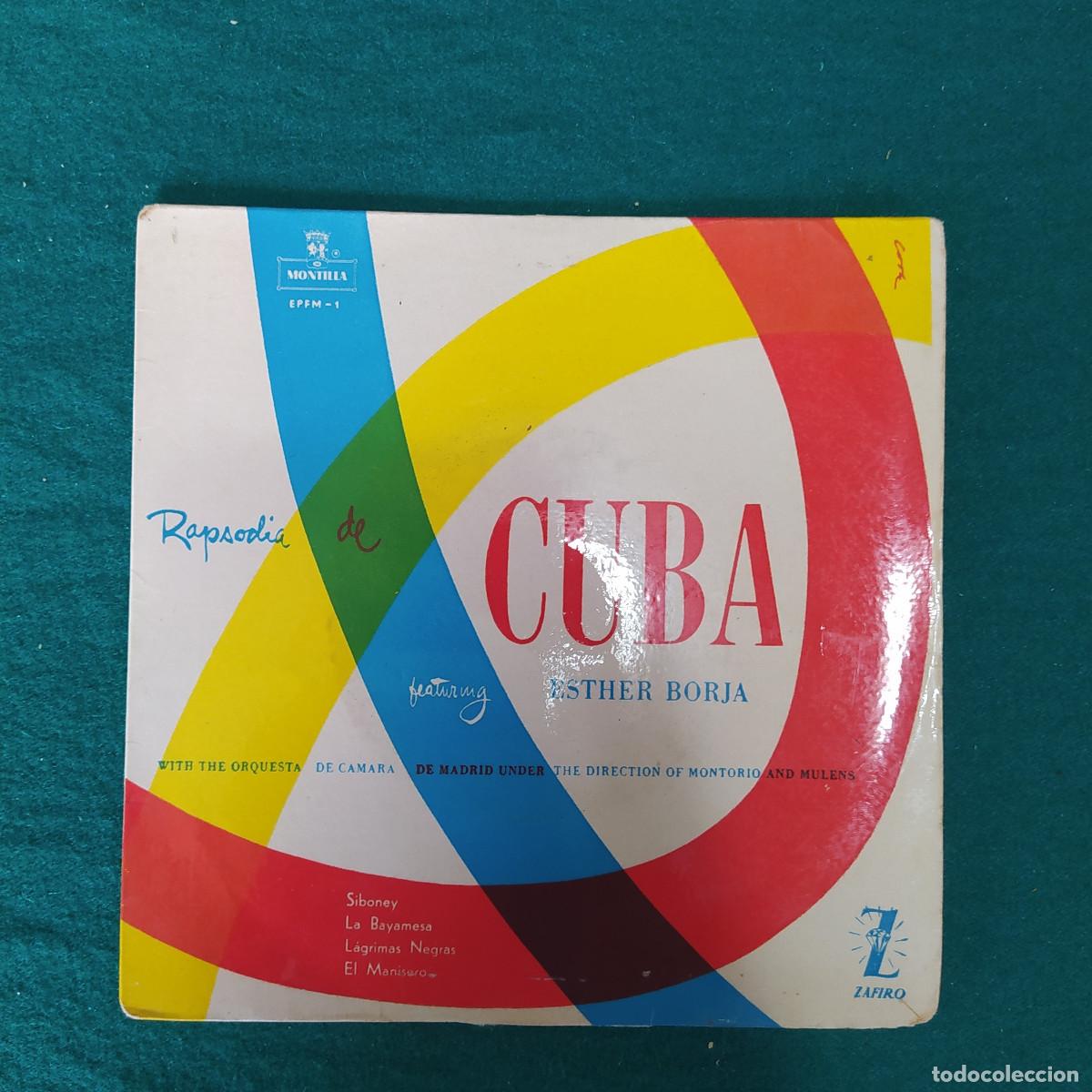 Discos de vinilo: Esther Borja &lrm;&ndash; Rapsodia De Cuba - Foto 1