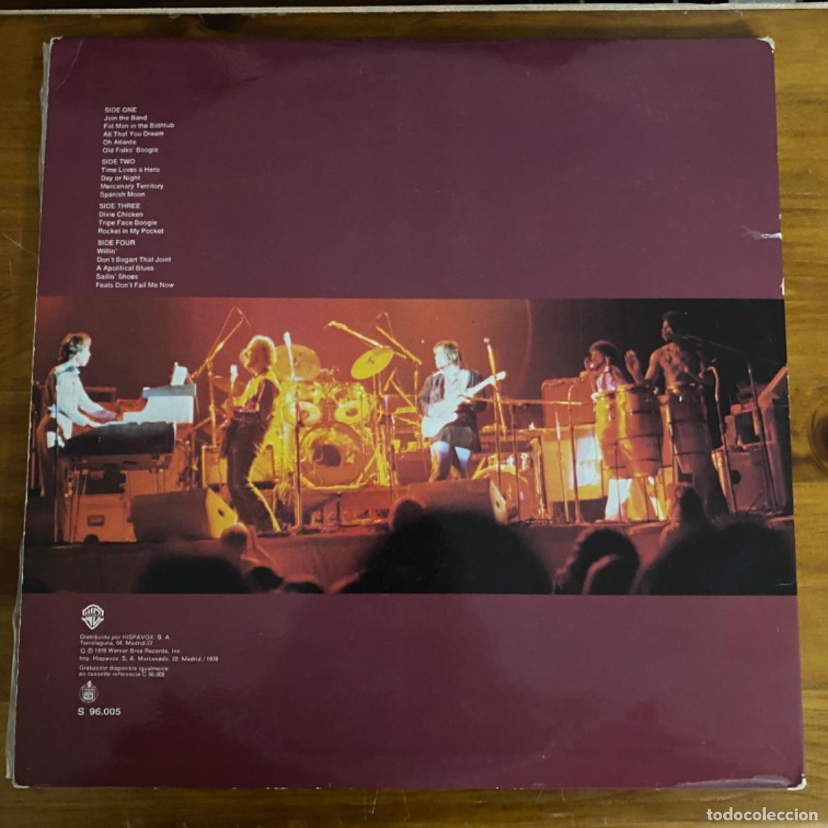 Discos de vinilo: LITTLE FEAT WAITIN FOR COLUMBUS DOBLE - Foto 2