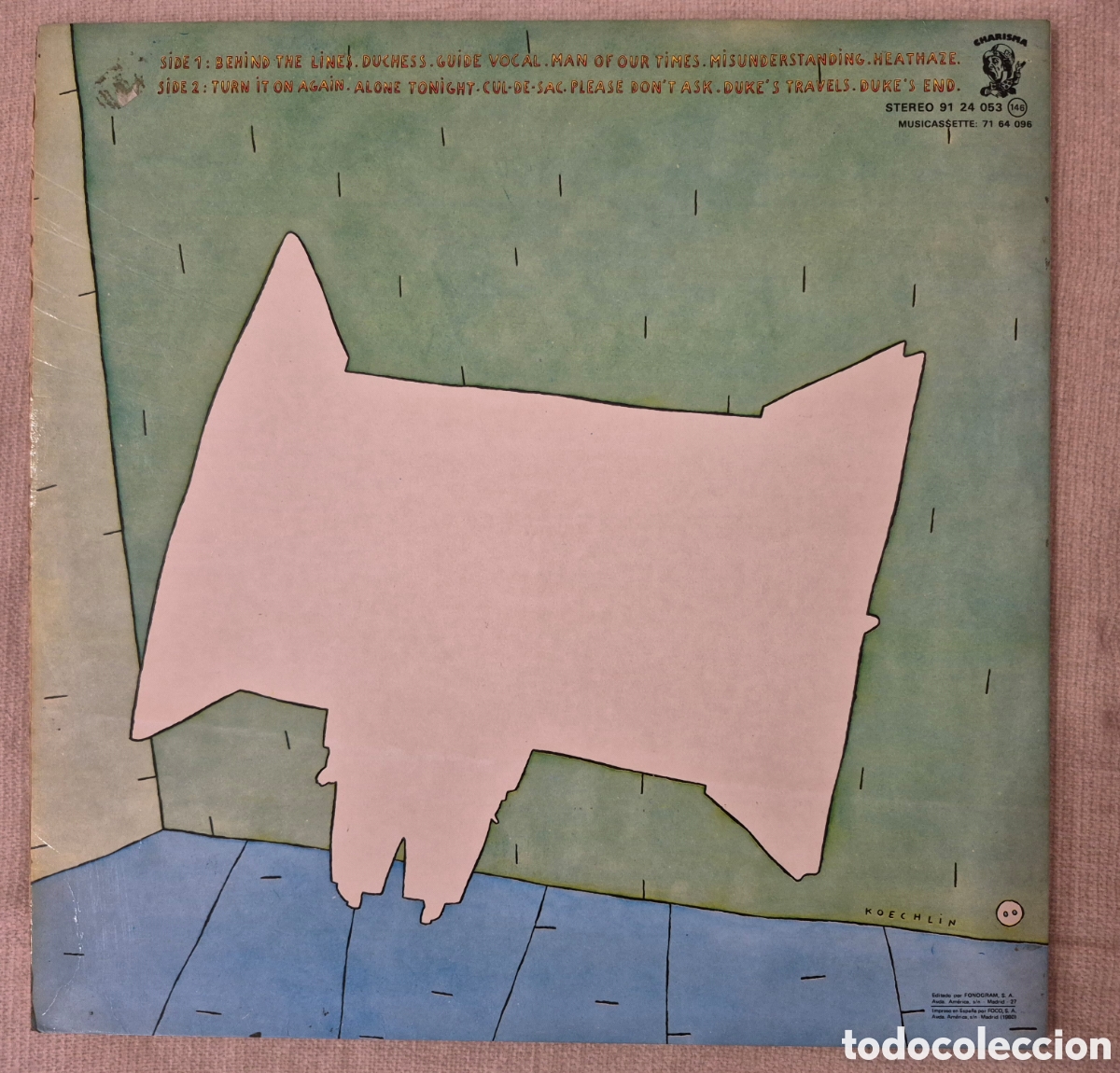 Discos de vinilo: vinilo G&eacute;nesis Duke carpeta doble - Foto 2