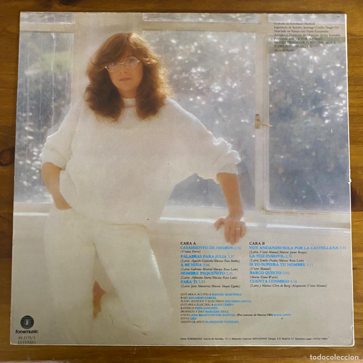 Discos de vinilo: ROSA LEON CUENTA CONMIGO - Foto 2