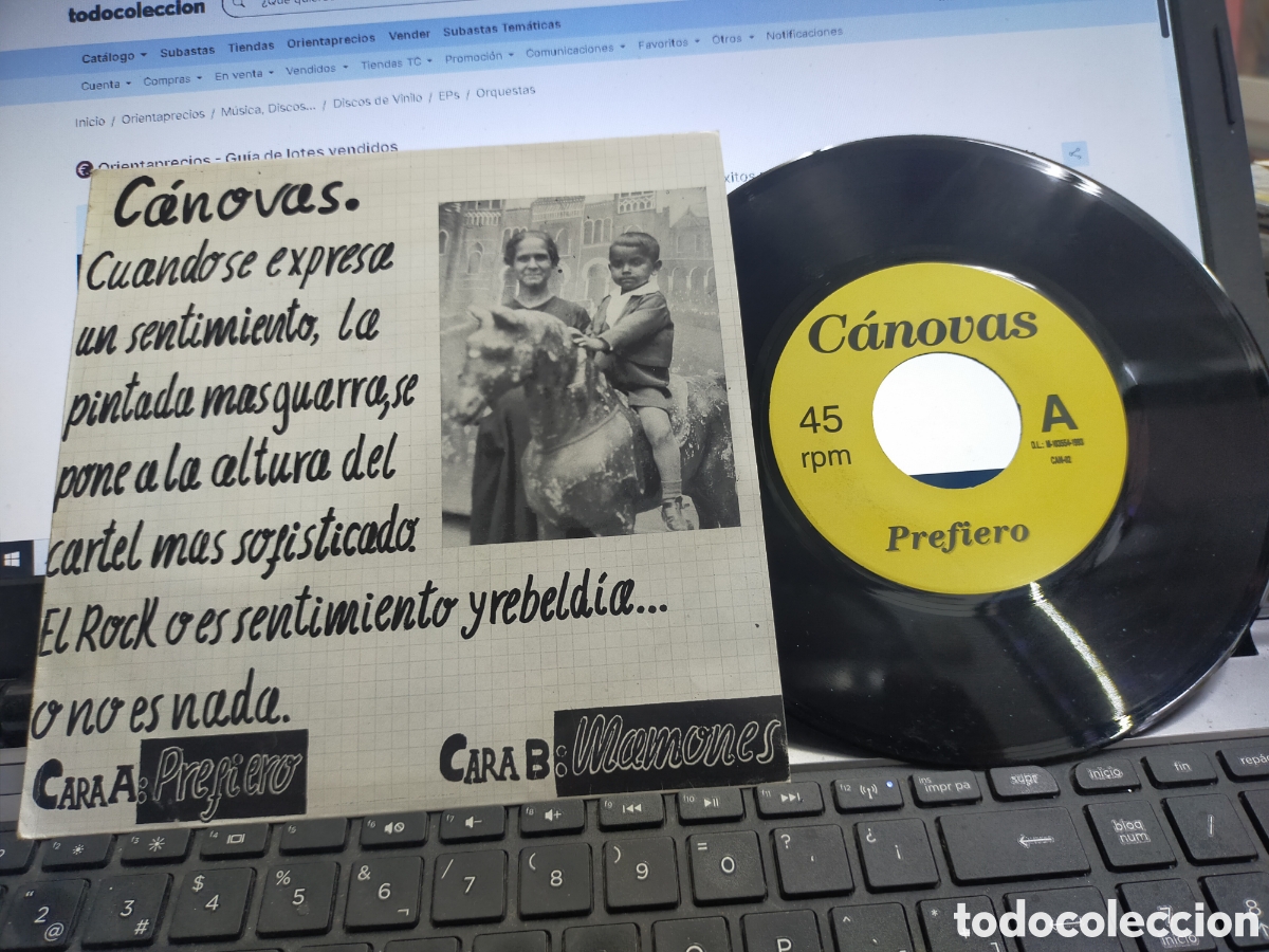 Discos de vinilo: Canovas single prefiero 1993 - Foto 1