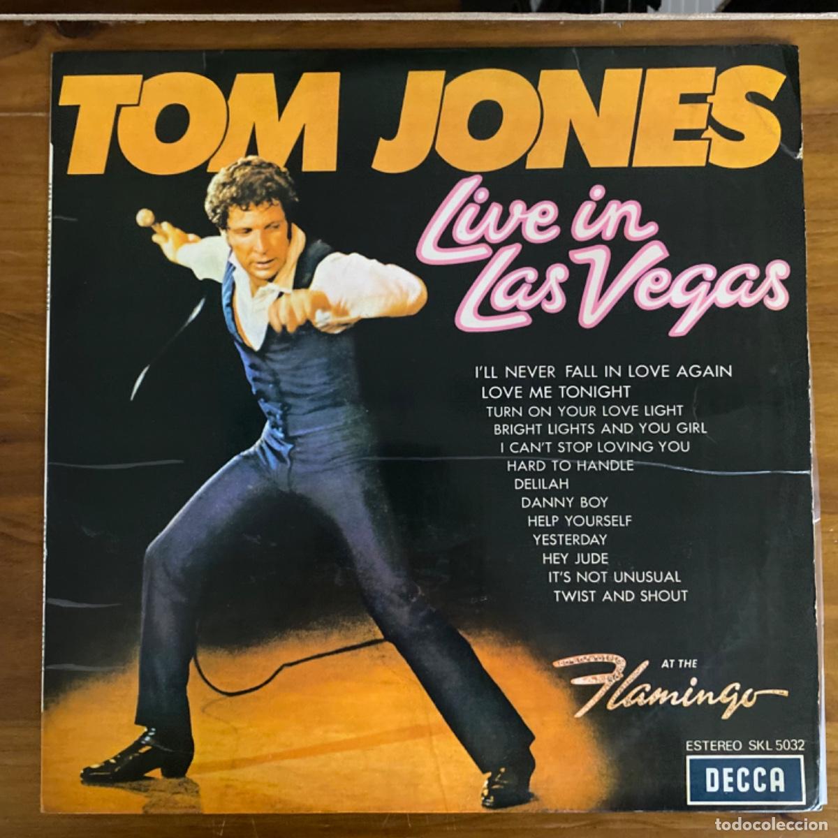 Discos de vinilo: TOM JONES LIVE IN LAS VEGAS - Foto 1