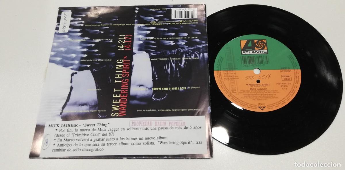 Discos de vinilo: SCO64-Mick Jagger - Sweet Thing (7&rdquo;, Single) - Foto 2