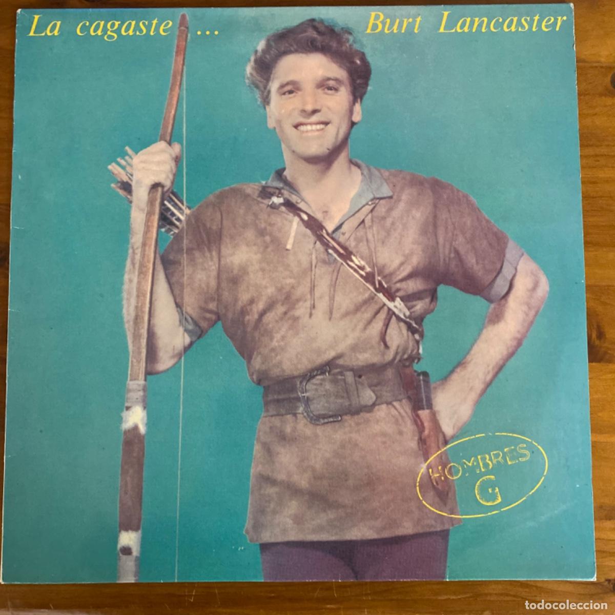 Discos de vinilo: HOMBRES G LA CAGASTE BURT LANCASTER - Foto 1