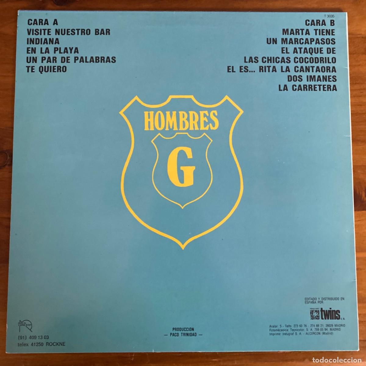 Discos de vinilo: HOMBRES G LA CAGASTE BURT LANCASTER - Foto 2