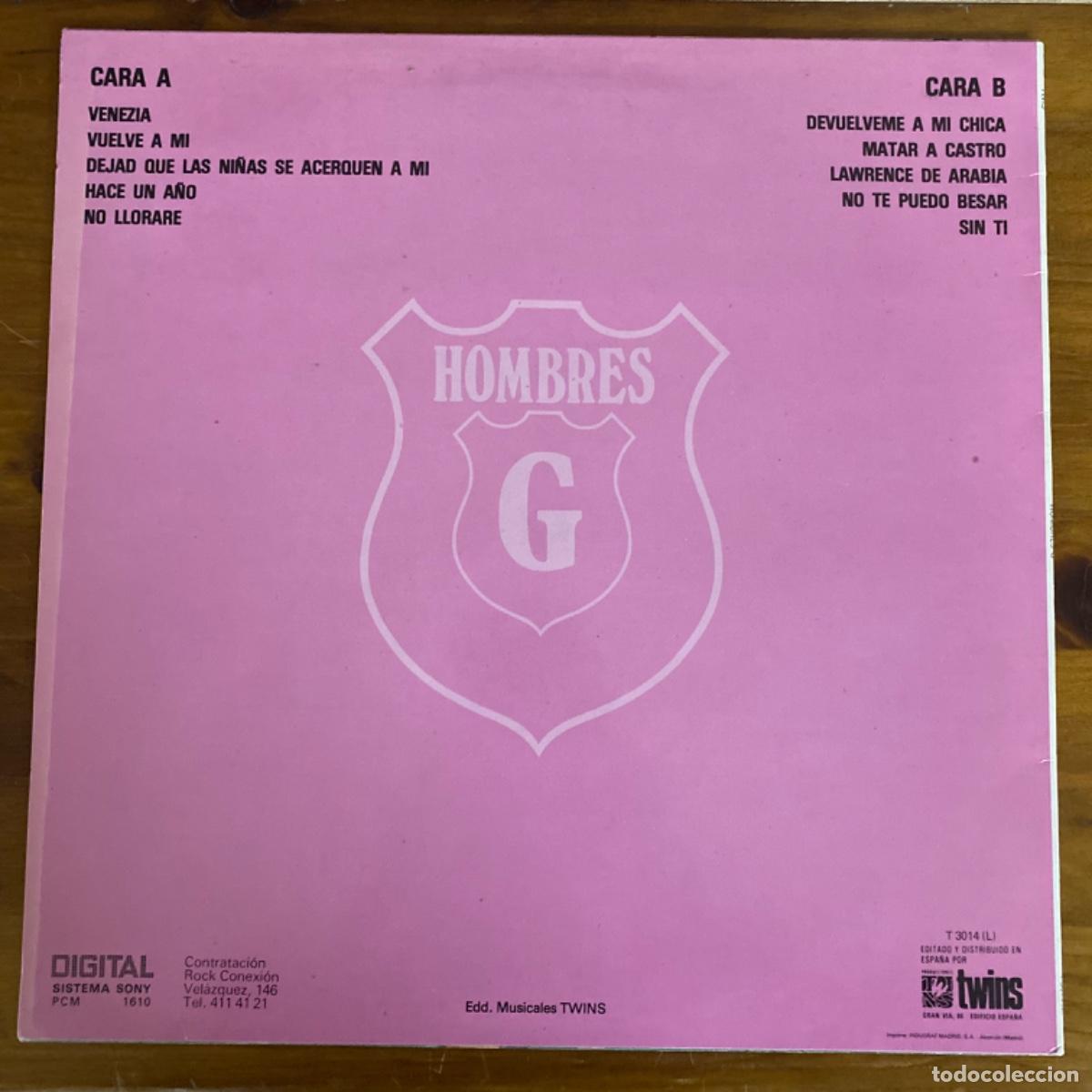 Discos de vinilo: HOMBRES G 1&ordm; PRIMERA EDICION - Foto 2