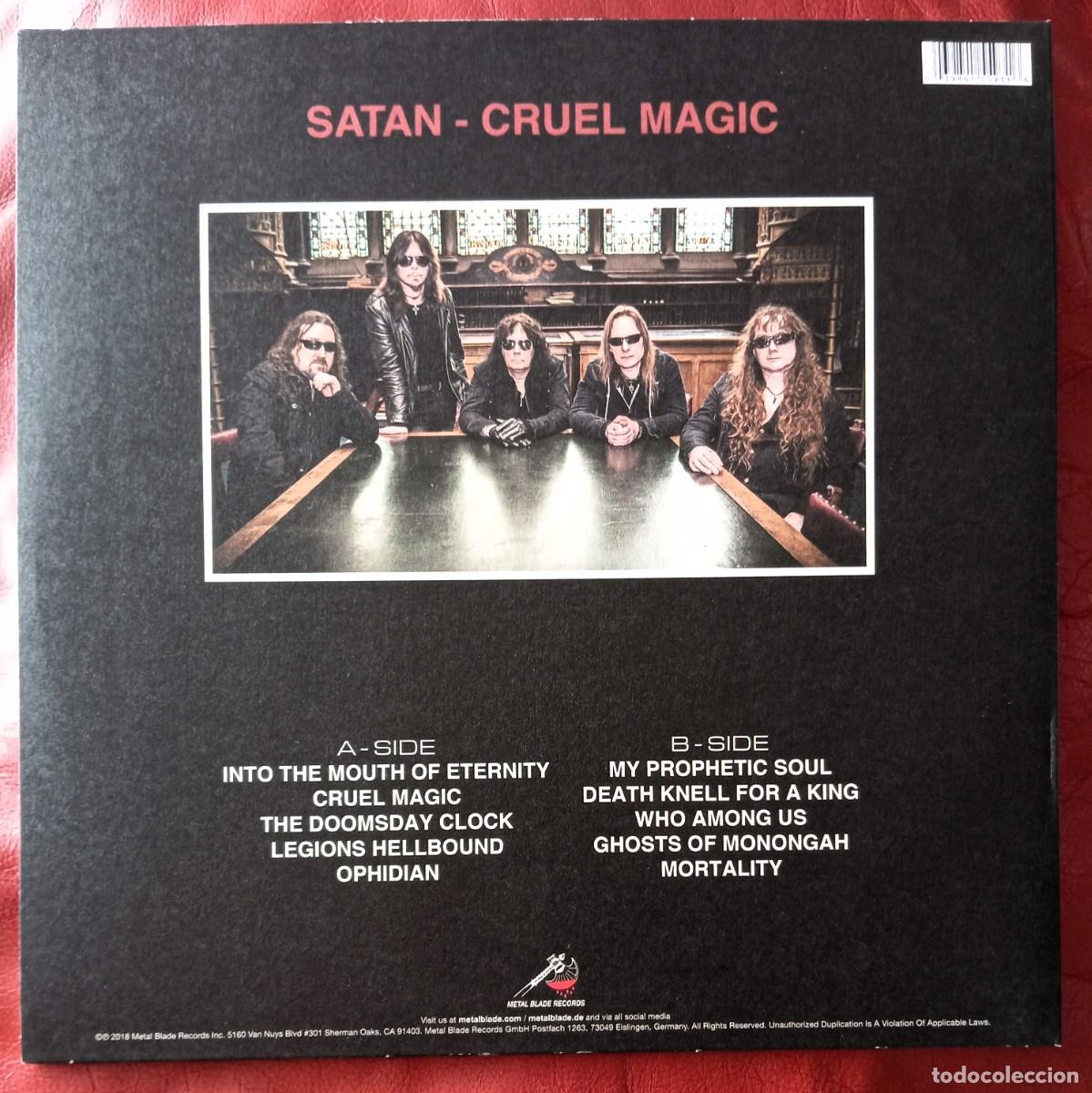 Discos de vinilo: SATAN - CRUEL MAGIC LP - Foto 2