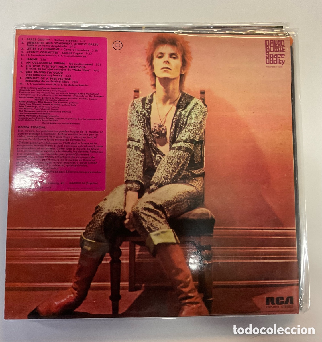Discos de vinilo: DAVID BOWIE. Space Oddity. - Foto 2