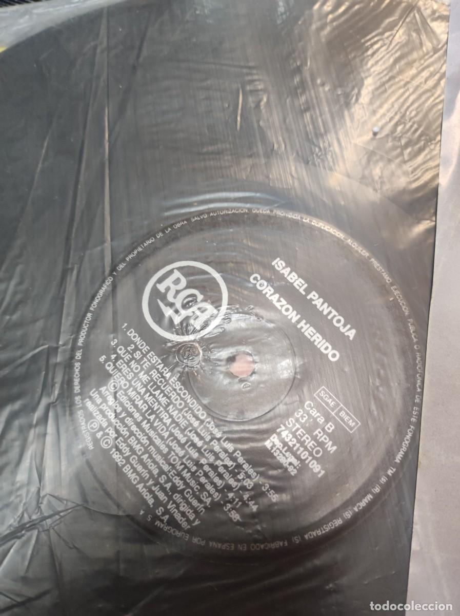 Discos de vinilo: Isabel Pantoja &ndash; Coraz&oacute;n Herido - Foto 3