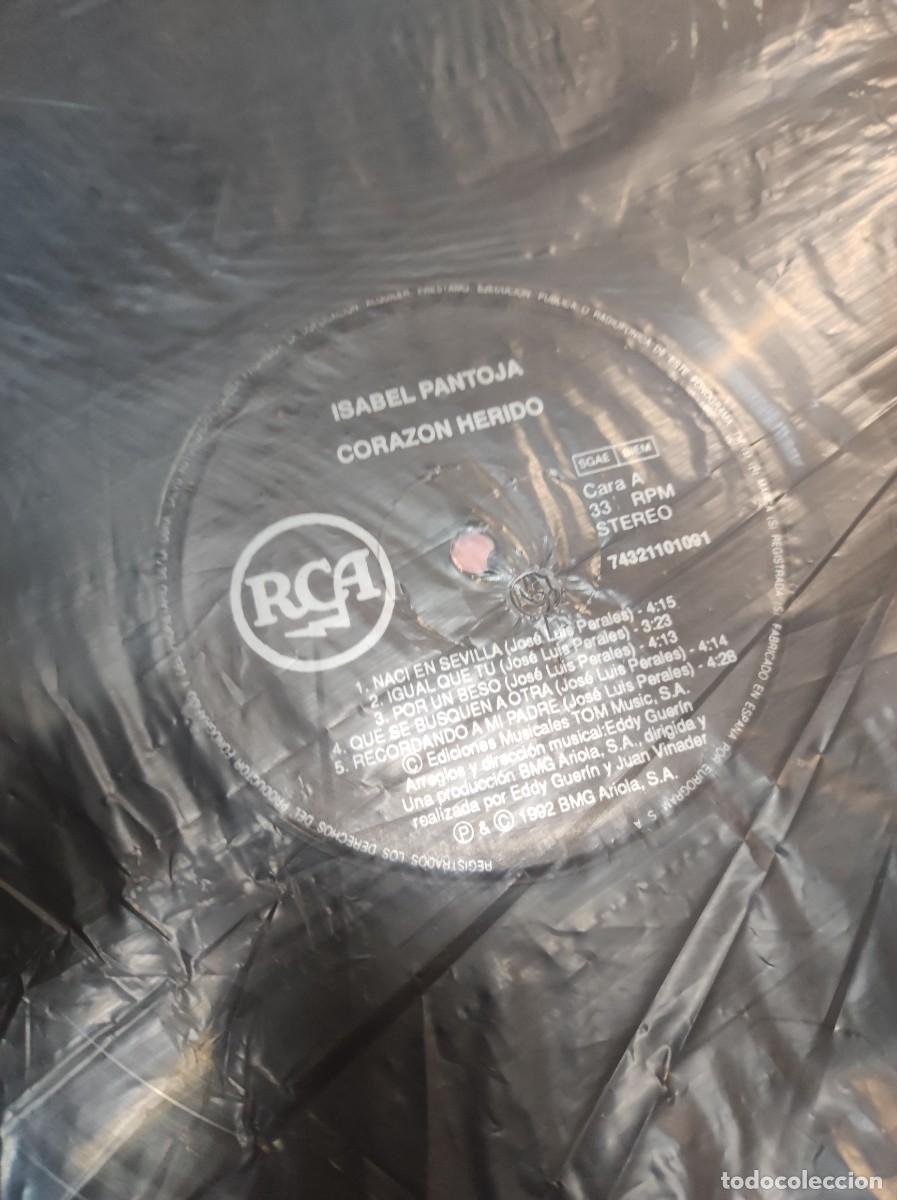 Discos de vinilo: Isabel Pantoja &ndash; Coraz&oacute;n Herido - Foto 4