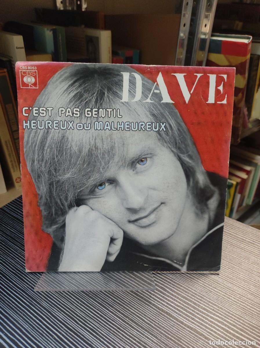 Discos de vinilo: Dave &ndash; Cest Pas Gentil / Heureux Ou Malheureux - Foto 1