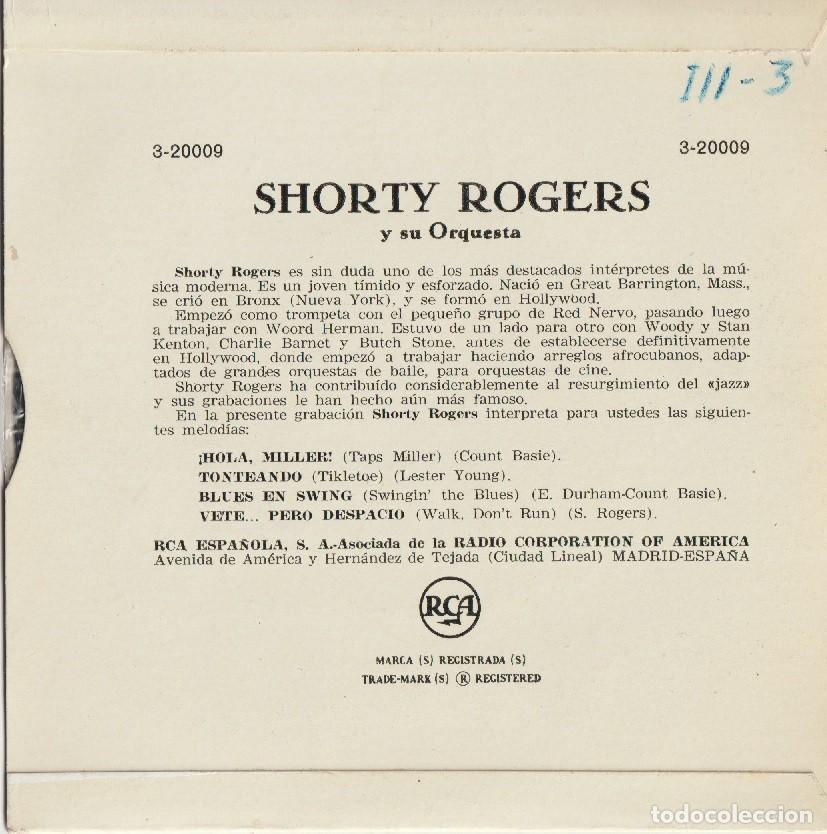 Discos de vinilo: Shorty Rogers y Su orquesta - Foto 2