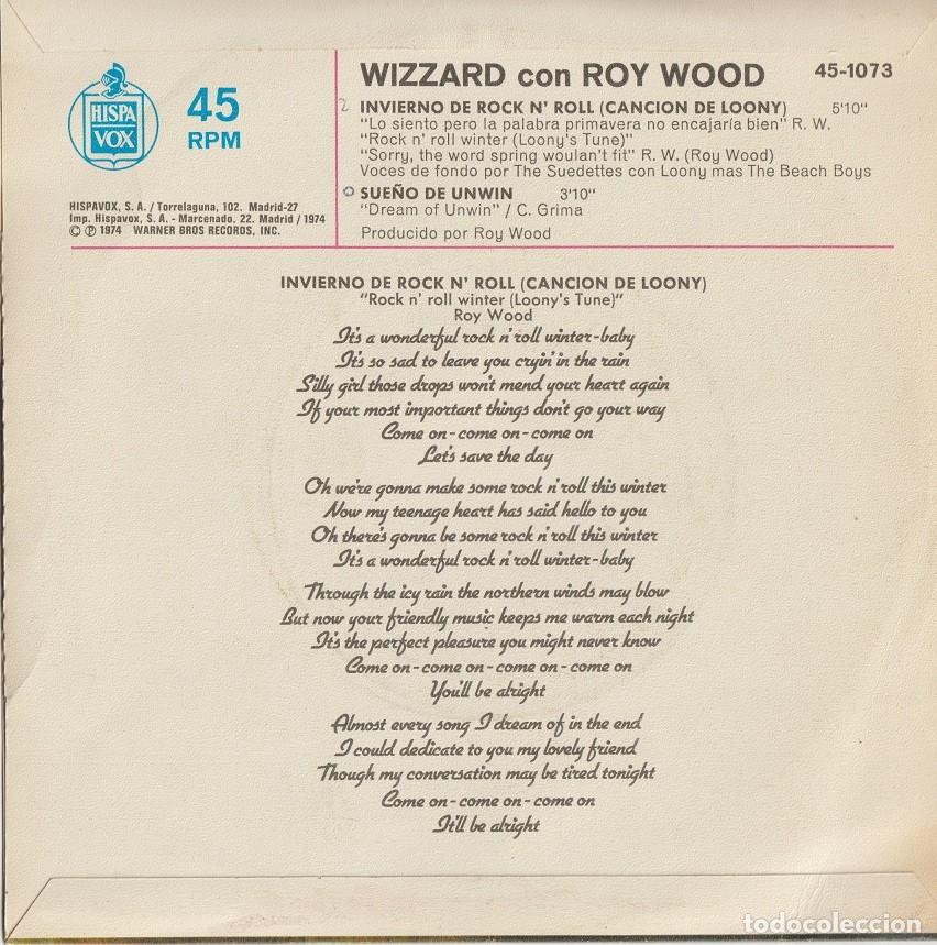 Discos de vinilo: Wizzard ,con Roy Wood &ndash; Rock N Roll Winter - Foto 2