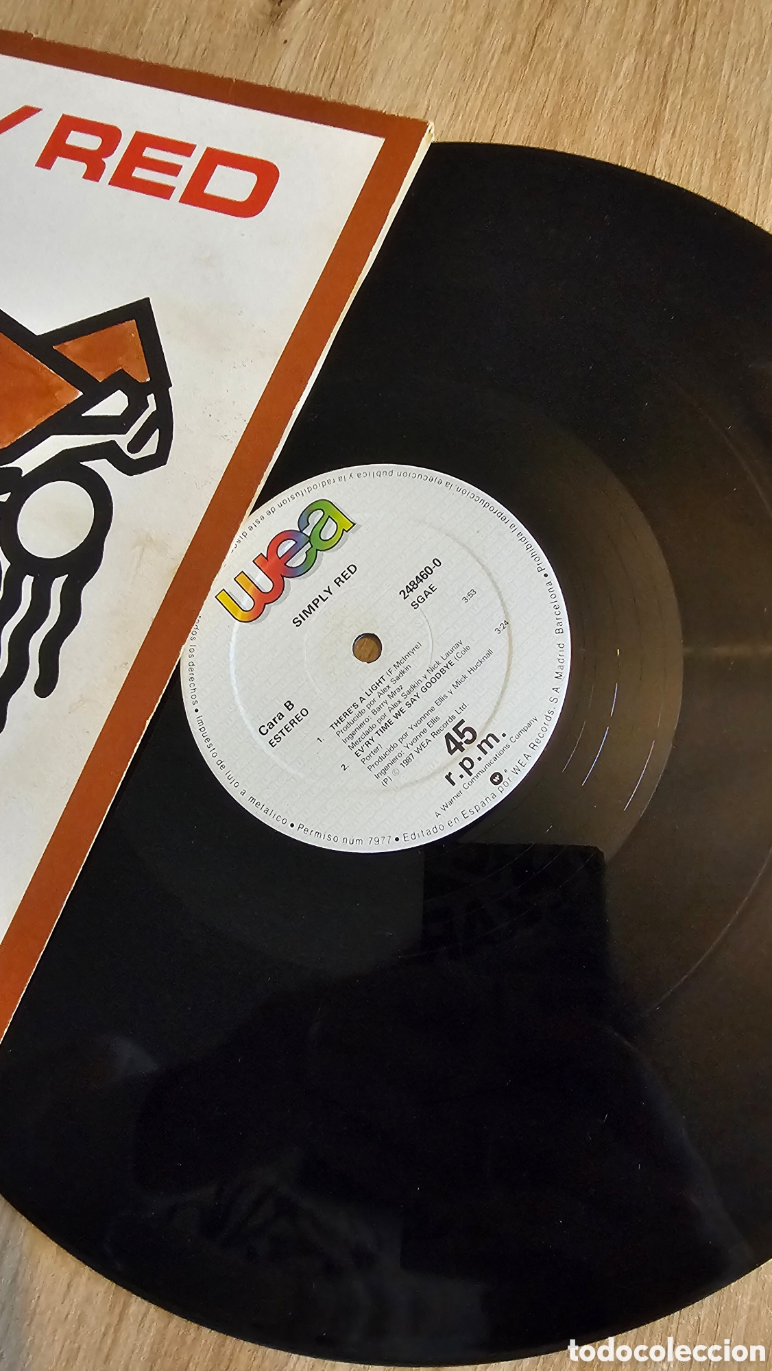 Discos de vinilo: Simply Red &rdquo;the right thing&rdquo;Maxi single - Foto 5
