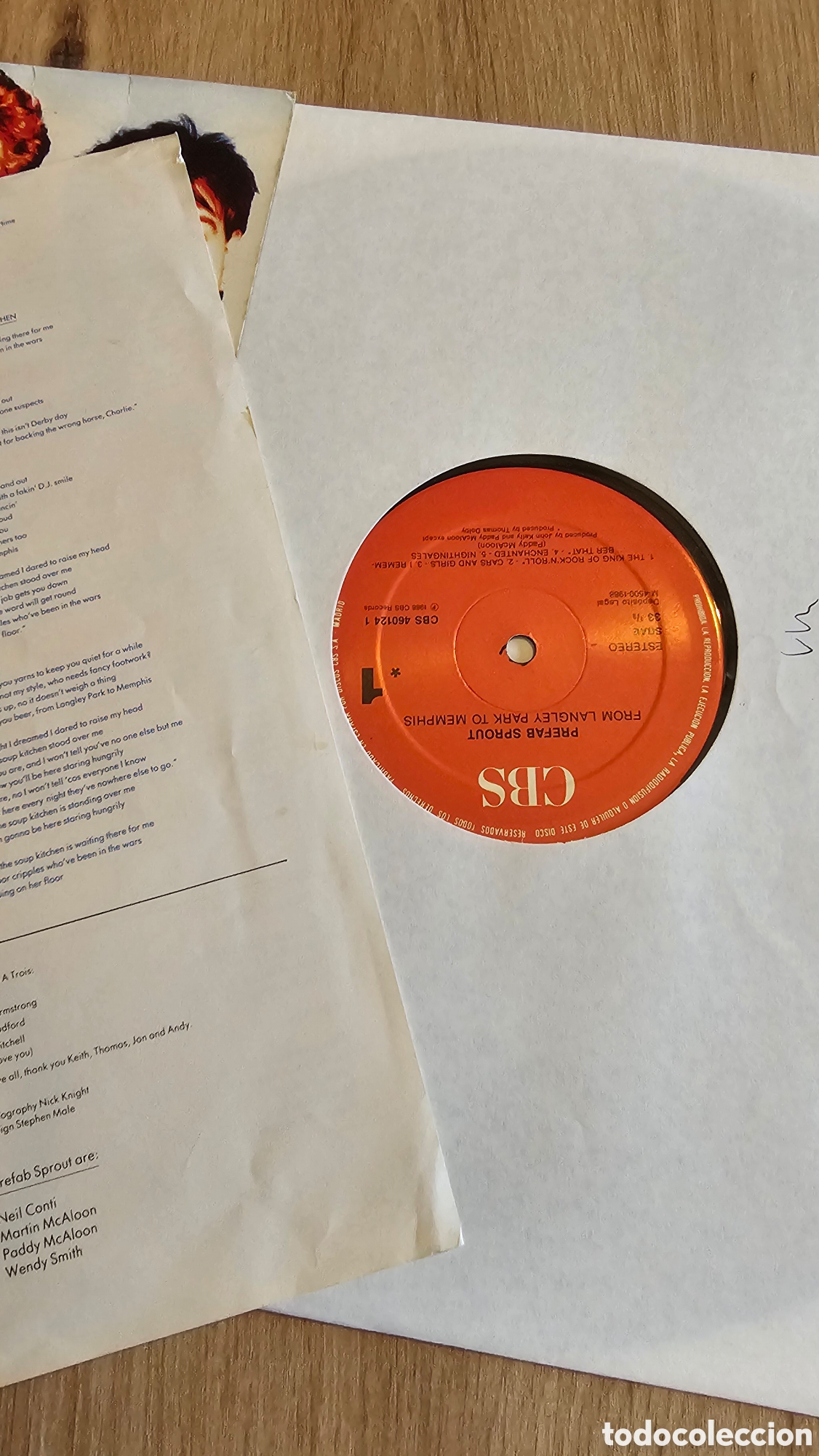 Discos de vinilo: Lp &rdquo;Prefab Sprout&rdquo;:From Langley Park To Memphis. - Foto 6