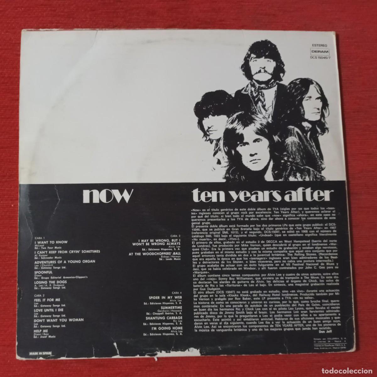 Discos de vinilo: TEN YEARS AFTER - NOW ( 2 LPS ) - Foto 2