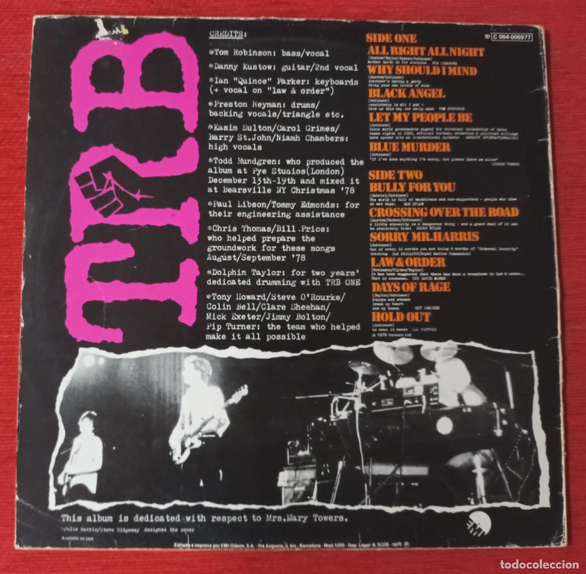 Discos de vinilo: TOM ROBINSON BAND - TWO - LP - Foto 2