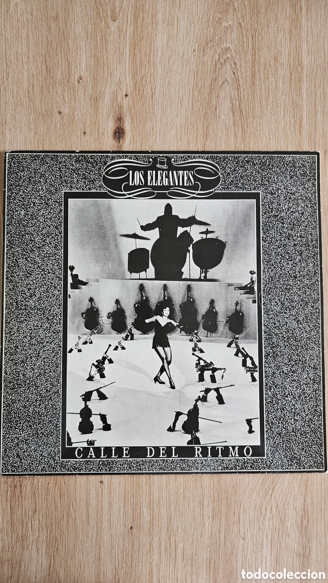 Discos de vinilo: Vinilo &rdquo;Los Elegantes&rdquo; Maxi Single &rdquo;Calle Del Ritmo&rdquo; - Foto 2