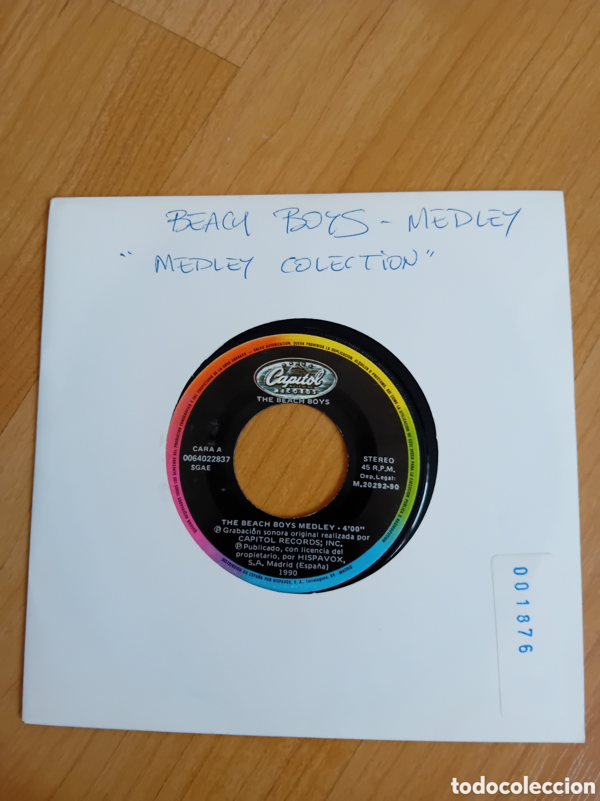 Discos de vinilo: THE BEACH BOYS MEDLEY - Foto 1