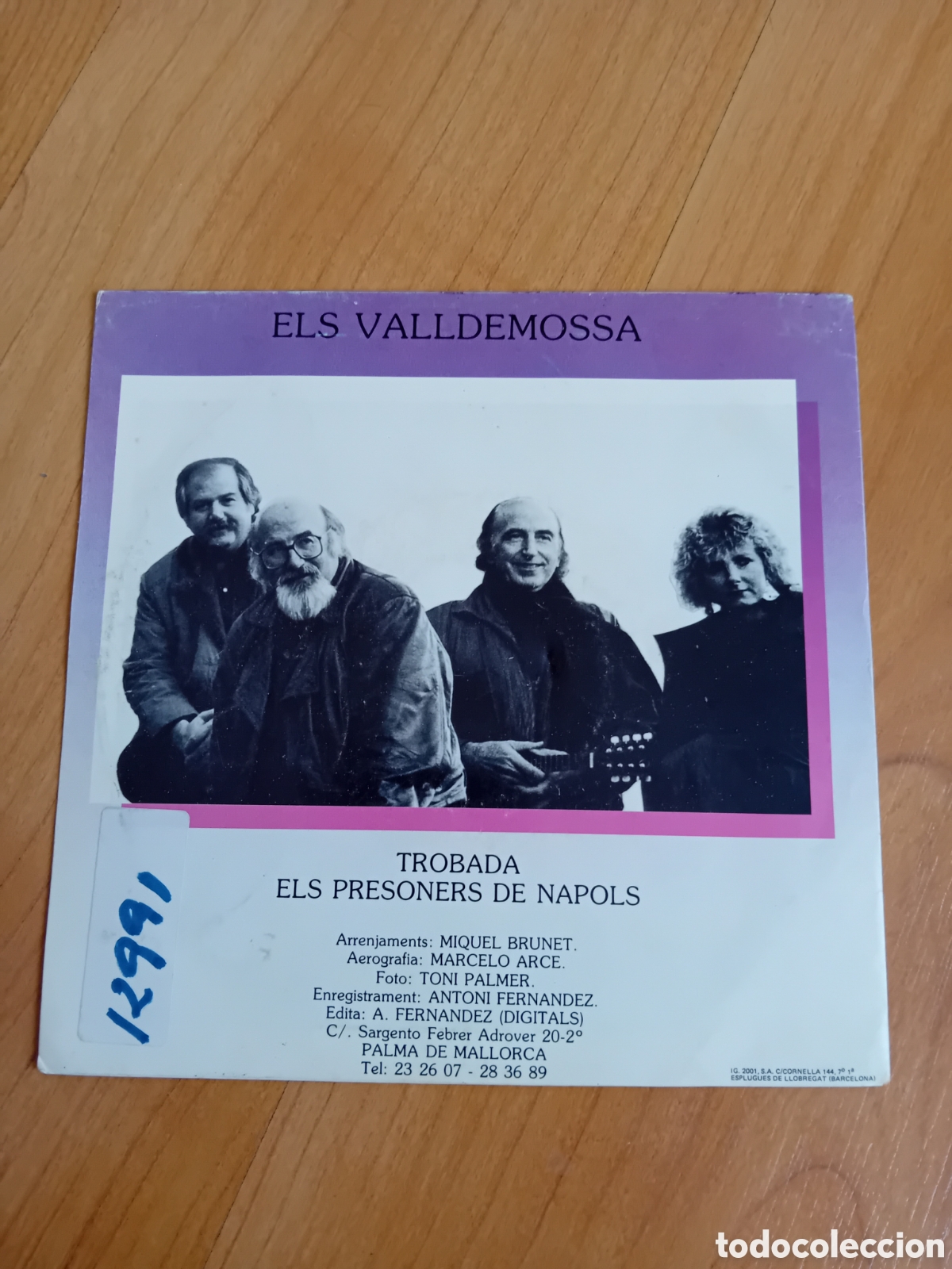 Discos de vinilo: LOS VALLDEMOSA. ELS VALLDEMOSSA. TROBADA - Foto 2