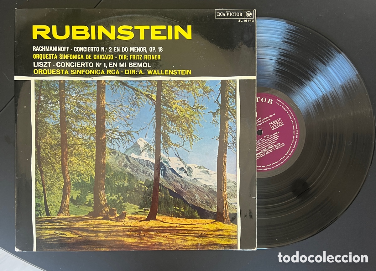 Discos de vinilo: Rubinstein*, Rachmaninoff*, Orquesta Sinf&oacute;nica De Chicago - Foto 1