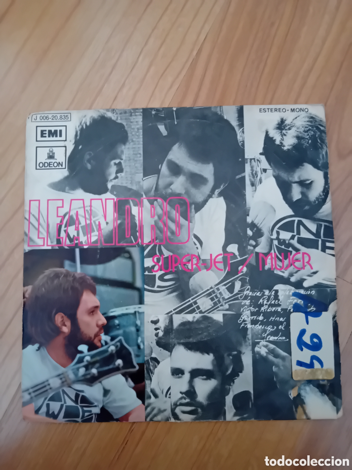 Discos de vinilo: LEANDRO. SUPER-JET. MUJER - Foto 1