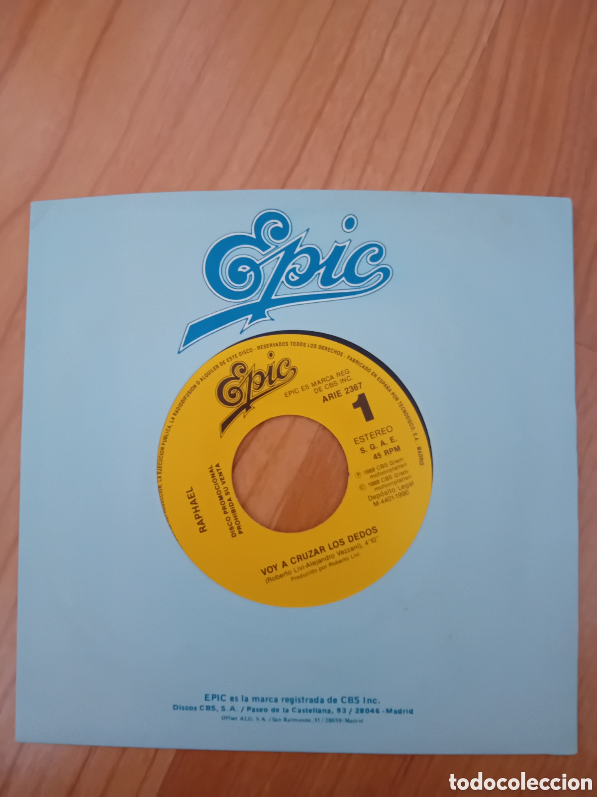 Discos de vinilo: RAPHAEL. VOY A CRUZAR LOS DEDOS - Foto 1