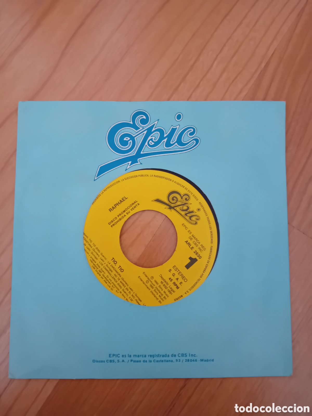 Discos de vinilo: RAPHAEL. TIO, TIO. Promocional - Foto 1