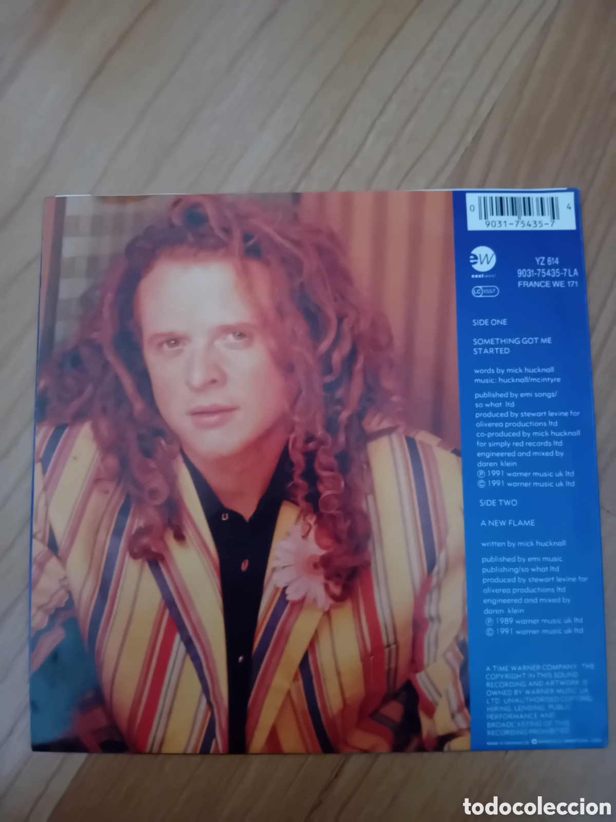Discos de vinilo: SIMPLY RED. SOMETHING GOT ME STARTED - Foto 2