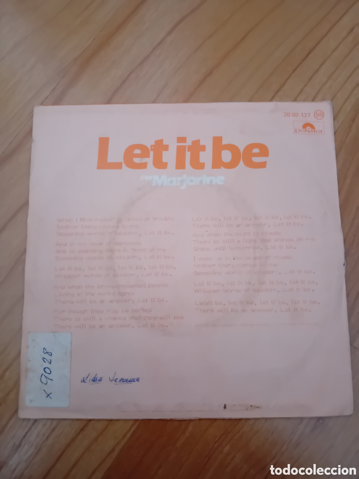 Discos de vinilo: JOE COCKER. LET IT BE. MARJORINE - Foto 2