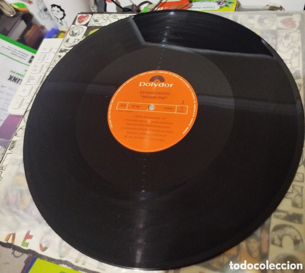 Discos de vinilo: Estado cr&iacute;tico - reegae Rap - Foto 2