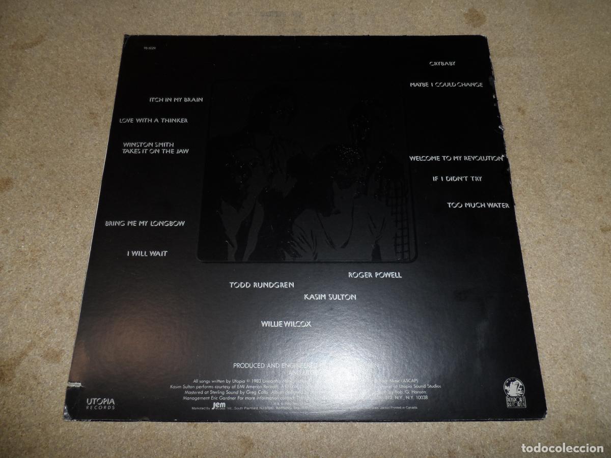 Discos de vinilo: UTOPIA - OBLIVION (USA 1983) - Foto 2