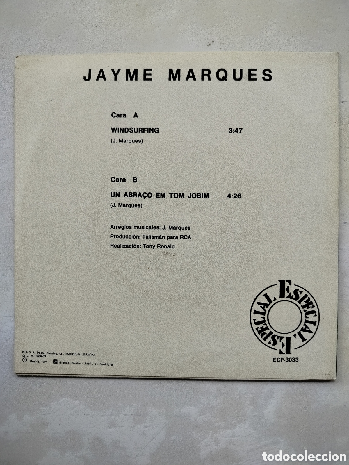 Discos de vinilo: Jayme Marques Single - Foto 2