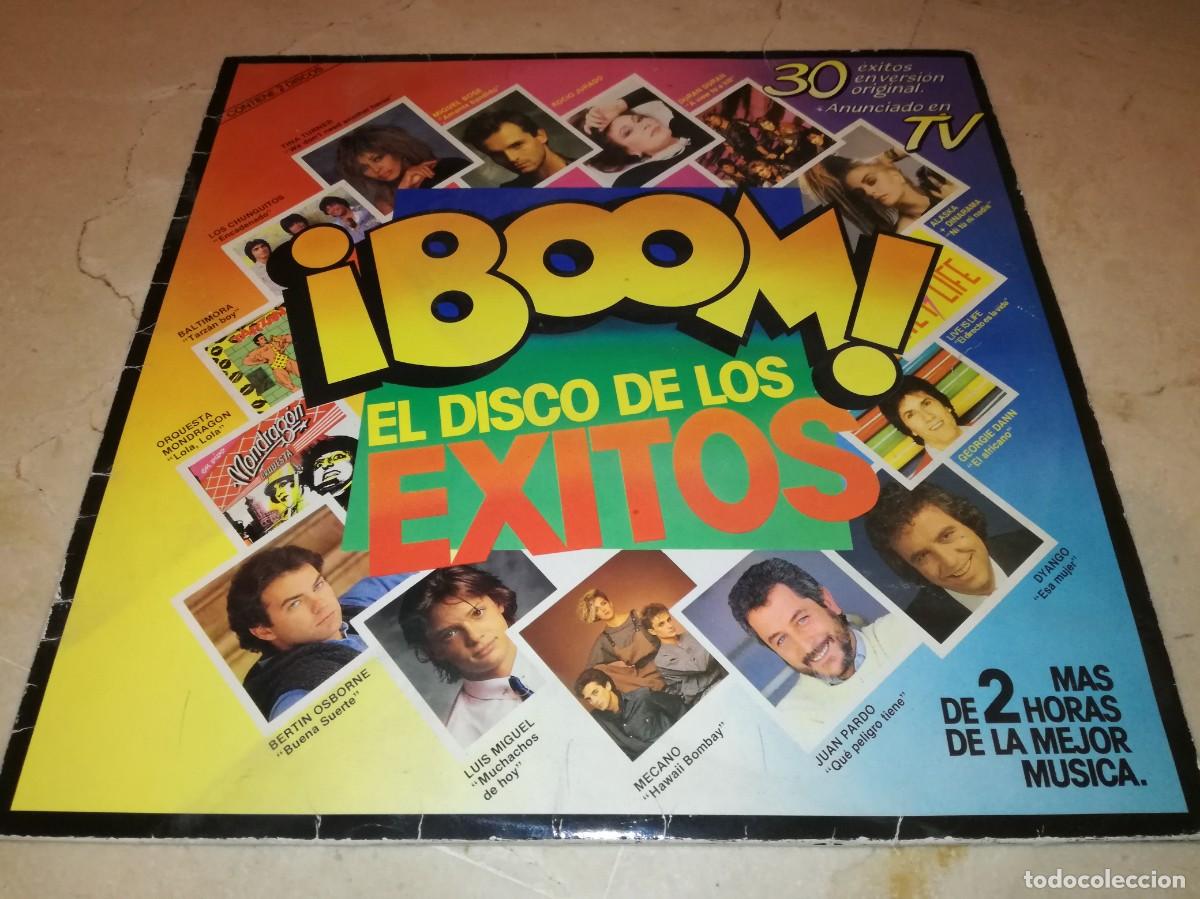 Discos de vinilo: BOOM-EL DISCO DE LOS EXITOS-30 EXITOS EN VERSION ORIGINAL-DOBLE LP-ORIGINAL 1985 - Foto 1