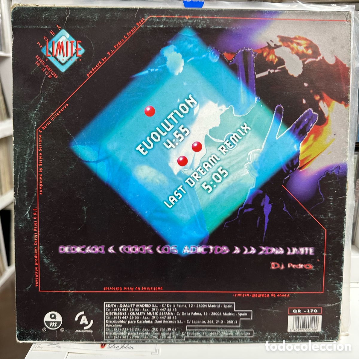 Discos de vinilo: Sonic Beat - Zona Limite (Remix) (12&rdquo;) - Foto 2