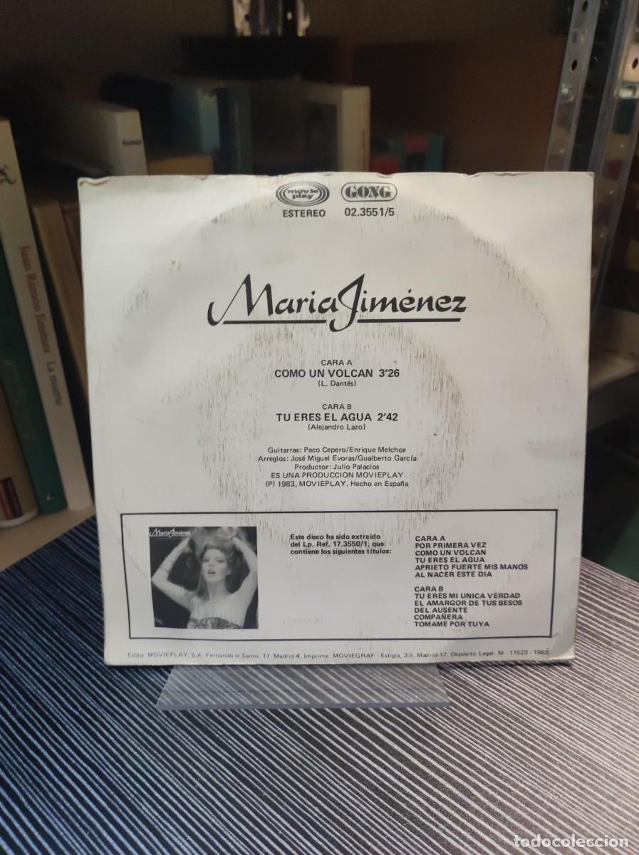 Discos de vinilo: Mar&iacute;a Jim&eacute;nez &ndash; Como Un Volc&aacute;n - Foto 2