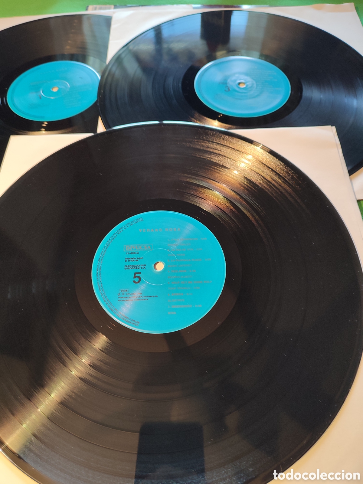 Discos de vinilo: Verano Rosa - Edici&oacute;n de 1994, con 3 Lps - Foto 2