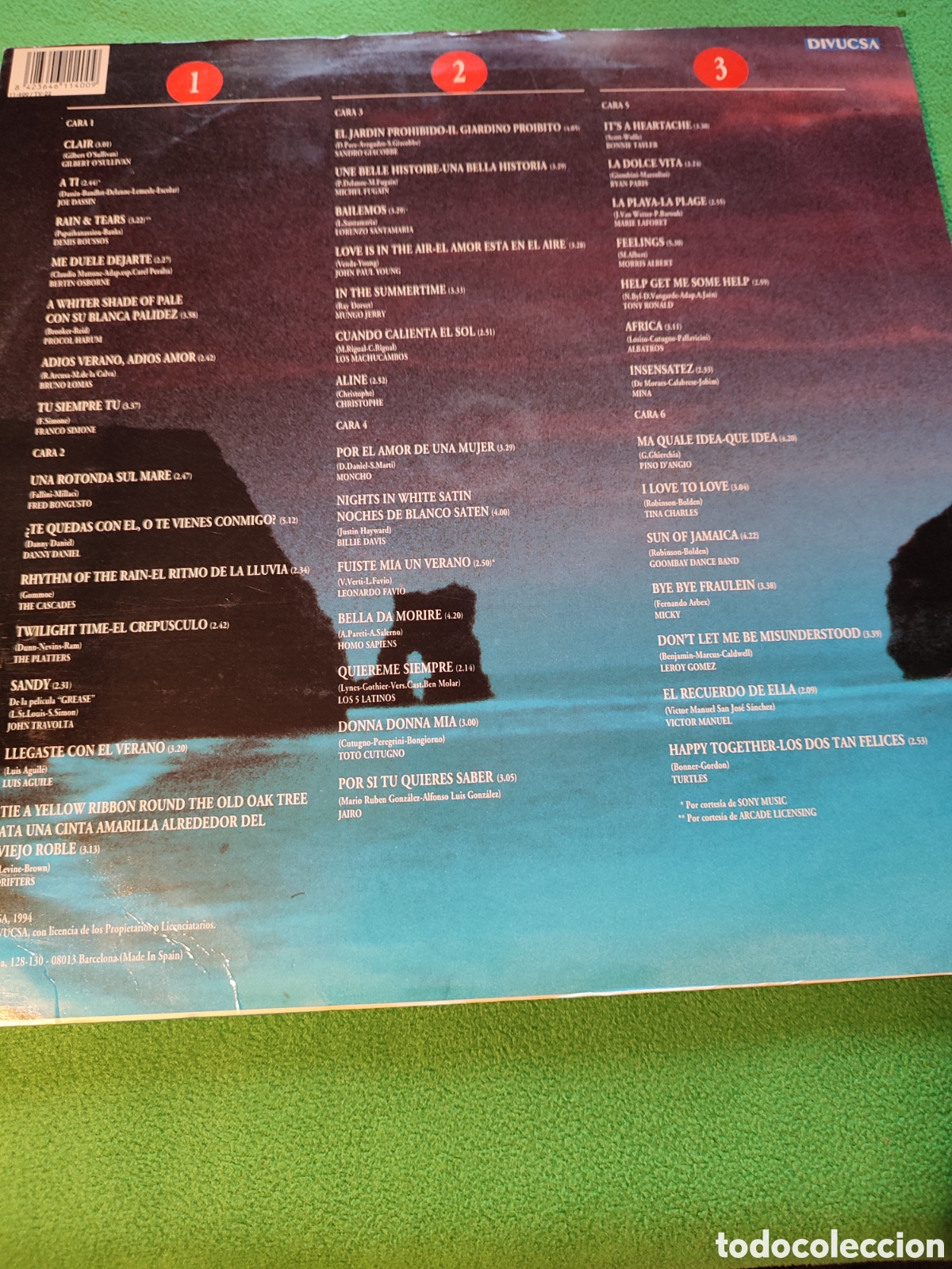 Discos de vinilo: Verano Rosa - Edici&oacute;n de 1994, con 3 Lps - Foto 3