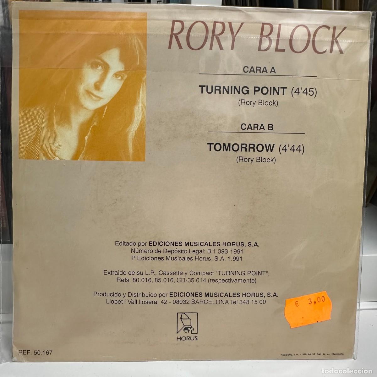 Discos de vinilo: Rory Block - Turning Point (7&rdquo;, Single) - Foto 2