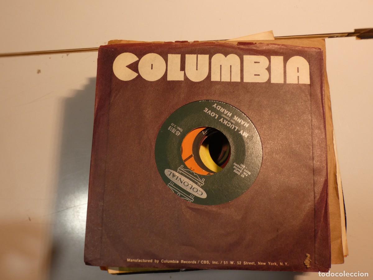 Discos de vinil: ARKANSAS1980 LOTT412 DISCO 7&rdquo; ESTADO ACEPTABLE USO EVIDENTE USA ANTIGUO HANK HARDY MY LUCKY LOVE