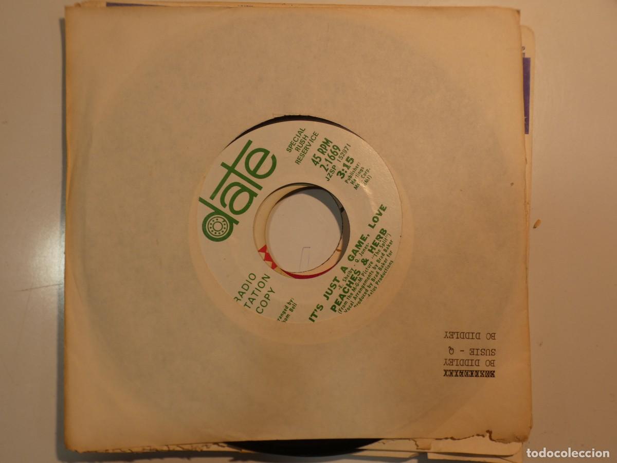 Discos de vinil: ARKANSAS1980 LOTT412 DISCO 7&rdquo; ESTADO ACEPTABLE USO EVIDENTE USA ANTIGUO PEACHES & HERB