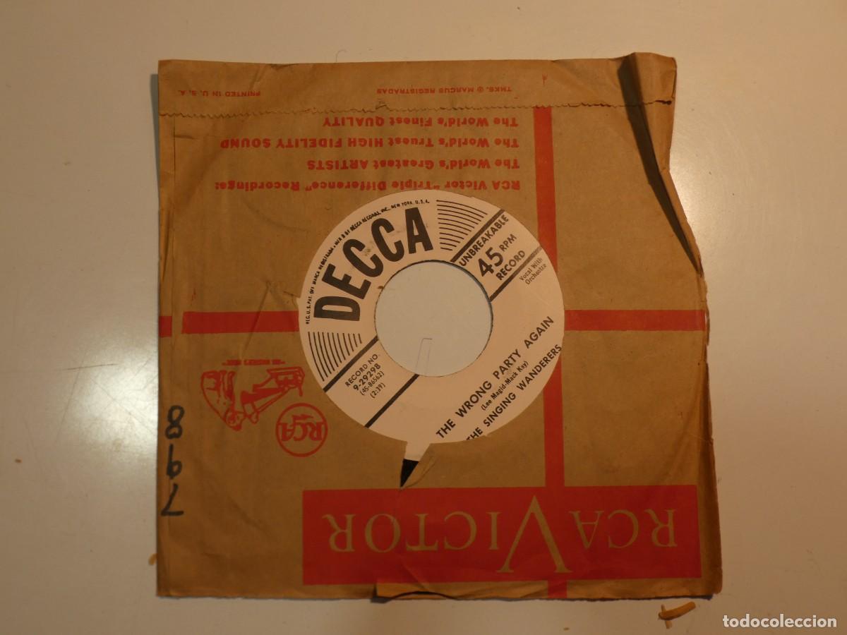 Discos de vinil: ARKANSAS1980 LOTT412 DISCO 7&rdquo; ESTADO ACEPTABLE USO EVIDENTE USA ANTIGUO THE SINGING WANDERERS