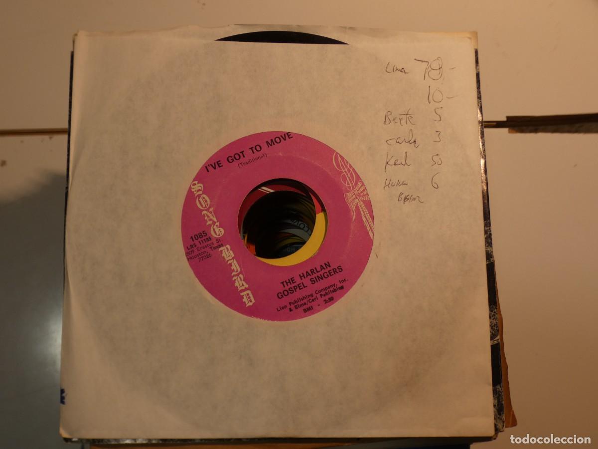 Vinyl records: ARKANSAS1980 LOTT412 DISCO 7&rdquo; ESTADO ACEPTABLE USO EVIDENTE USA ANTIGUO THE HARLAN GOSPEL SINGERS