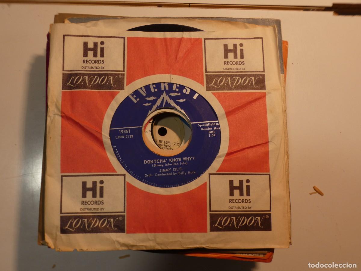 Vinyl records: ARKANSAS1980 LOTT412 DISCO 7&rdquo; ESTADO ACEPTABLE USO EVIDENTE USA ANTIGUO DONTCHA KNOW WHY? JIMMY ISLE