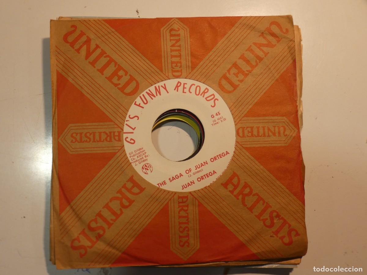 Vinyl records: ARKANSAS1980 LOTT412 DISCO 7&rdquo; ESTADO ACEPTABLE USO EVIDENTE USA ANTIGUO THE SAGA OF JUAN ORTEGA