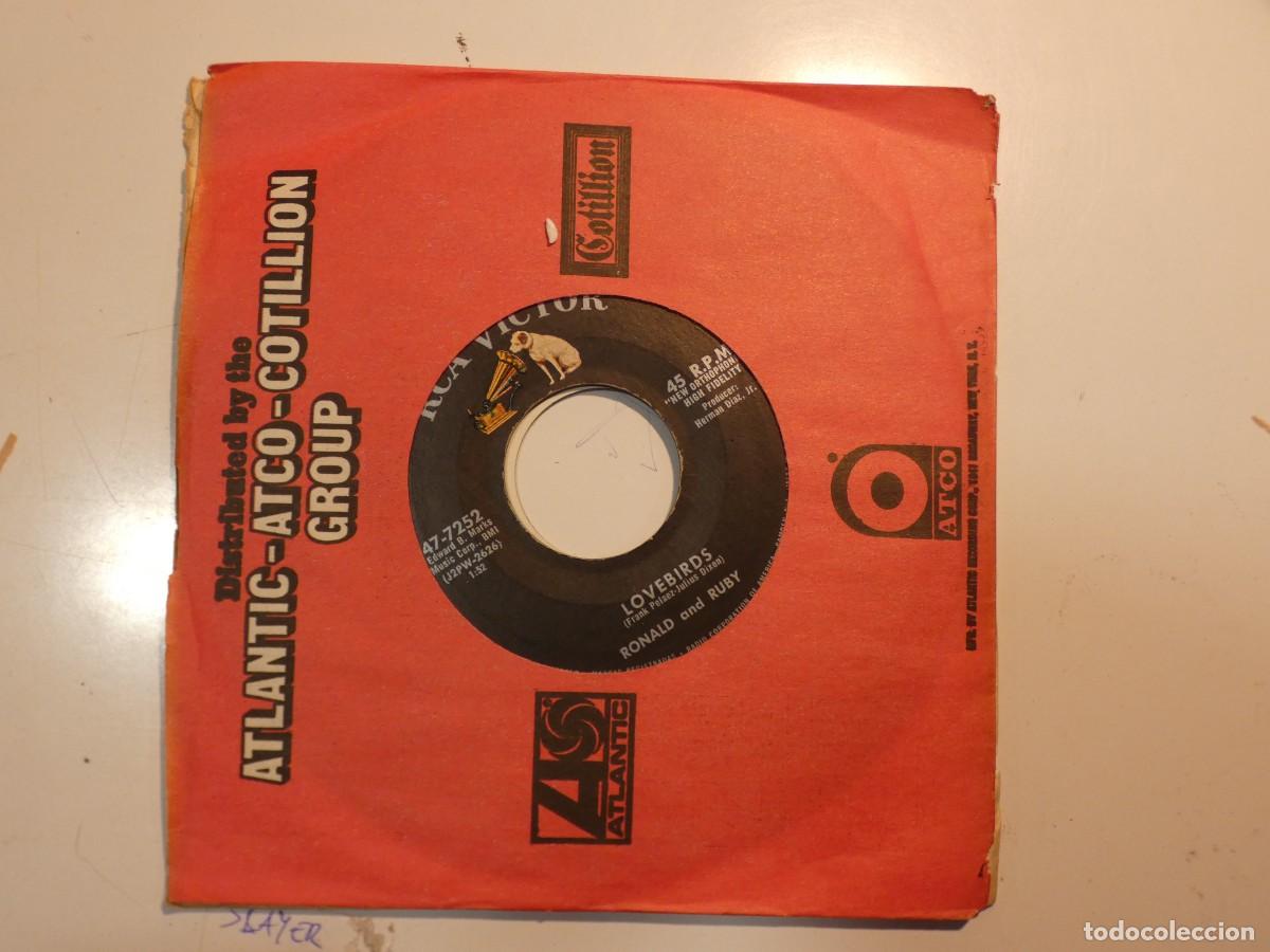 Vinyl records: ARKANSAS1980 LOTT412 DISCO 7&rdquo; ESTADO ACEPTABLE USO EVIDENTE USA ANTIGUO LOVEBIRDS RONALD AND RUBY
