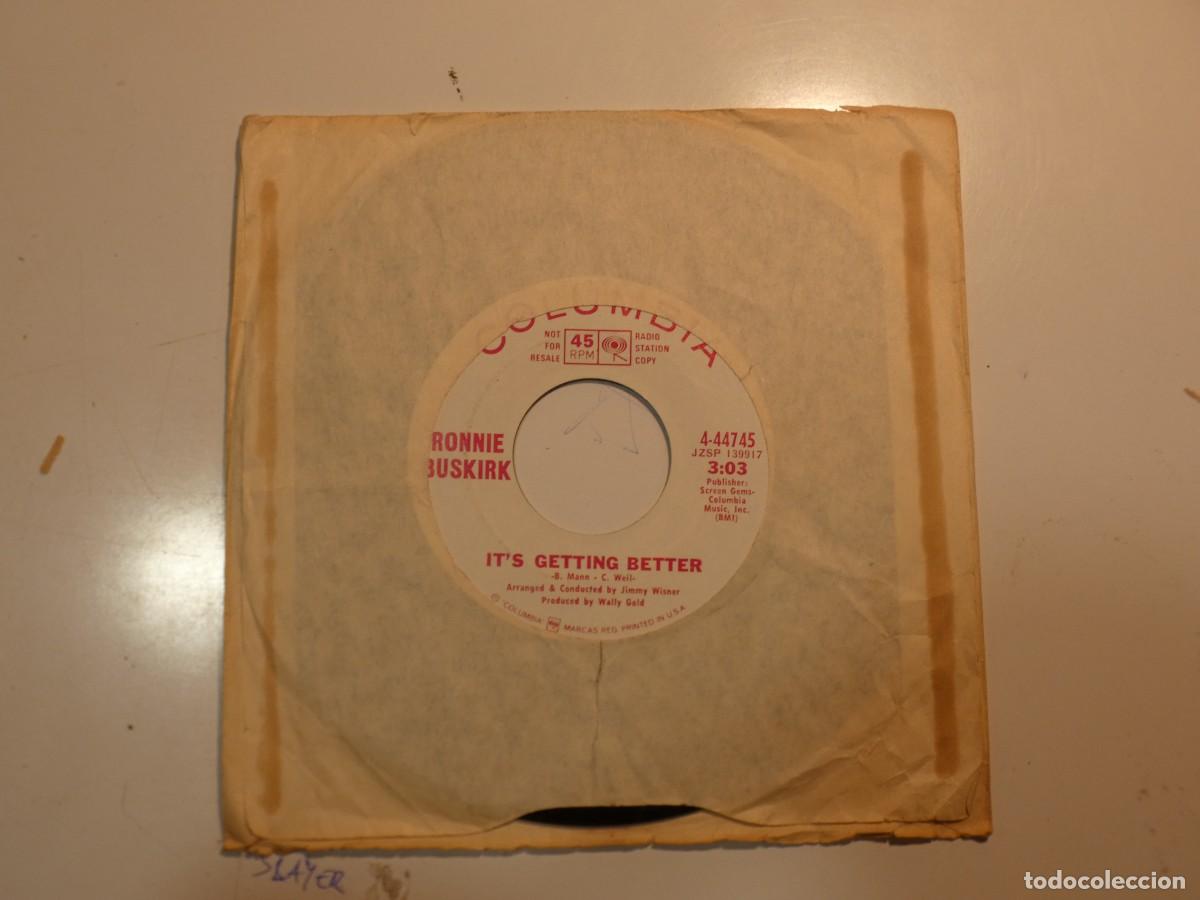 Vinyl records: ARKANSAS1980 LOTT412 DISCO 7&rdquo; ESTADO ACEPTABLE USO EVIDENTE USA ANTIGUO RONNIE BUSKIRK