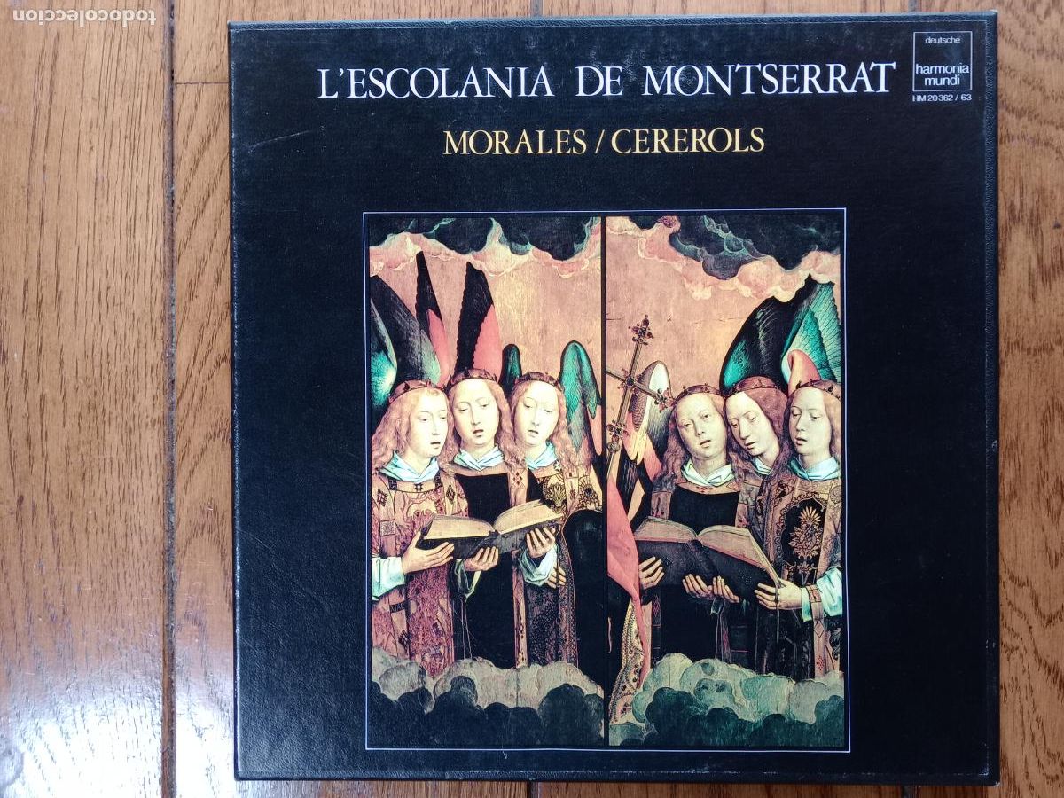 Disques de vinyle: L'escolania de Montserrat - Morales / Cererols
